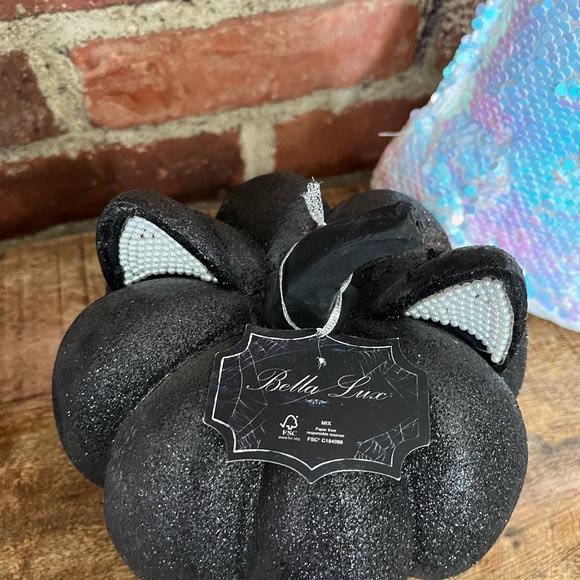 Christian Siriano white sequence, ghost Bella lux sparkly cat pumpkin NWT - Picture 6 of 6